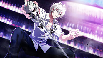 White Hair Anime Boy White Blue Dress Anime Boy HD wallpaper
