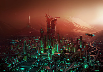Sci Fi, City, Cityscape, Futuristic, Skyscraper HD wallpaper