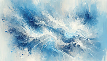 Light Blue Abstract Art, light blue, Abstract, blue tones, watercolor, modern art HD wallpaper