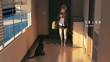 Back Home, Girls Frontline, dog, girl HD wallpaper
