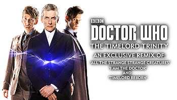 Doctor Who The Timelord Trinity - 10th, 11th and 12th Doctors' Themes - Whovian Mashup Mix! HD wallpaper