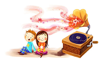 Children, Love, , Drawing, Girl, Plate, Boy, Together, Joy, Blush, Gramo, Vortices, Whirlwinds HD wallpaper