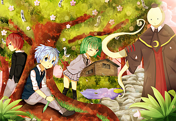 Assassination Classroom characters, Iconic , Vibrant art style, Memorable moments HD wallpaper