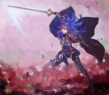 Fire emblem Â· Lucina as Great Lord commissioned artwork HD wallpaper