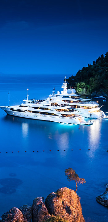 Portofino, Yacht HD phone wallpaper