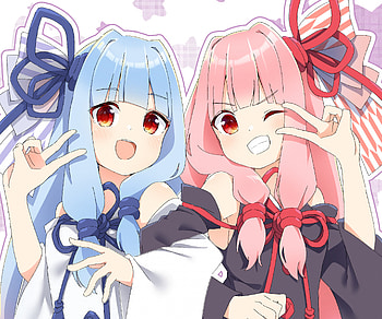 Kotonoha Twins, Kotonoha Aoi, Kotonoha Akane, Anime, Vocaloid HD wallpaper