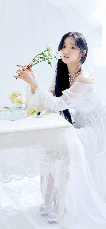 (G)I-DLE Ivory Melody | Ethereal K-Pop | Serene Art | Blooming Melody, music HD phone wallpaper