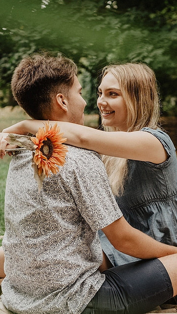 Love Story, Couple Love, Nature Background HD phone wallpaper