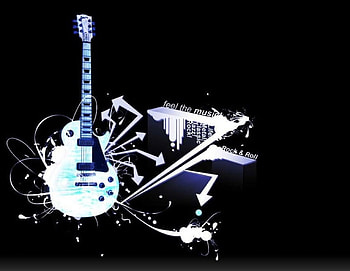 LOVE MUSIC, guitar, music HD wallpaper