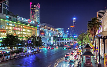 Landscape, Cities, Streets, Night HD wallpaper