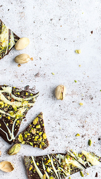 Chocolate, Pistachios HD phone wallpaper
