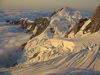 Balfour Glacier Westland National Park New Zealand, winter, snow, nature, peak, mountains, summit HD wallpaper