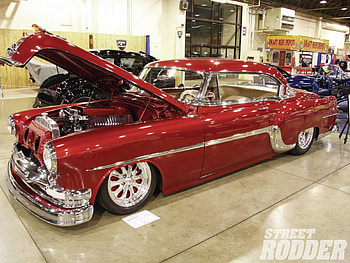 54 Pontiac Star Chief, 1954, Classic, GM, Red HD wallpaper