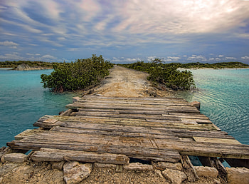 Landscape, Nature, Rivers, Road, Old, Bridge HD wallpaper