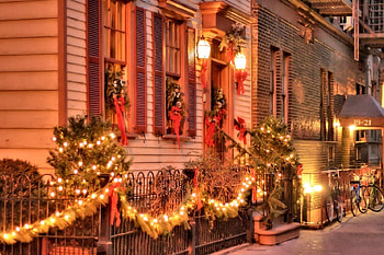 Decorated House, Deco, House, , Chritmas HD wallpaper