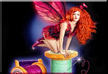 ..ATTRACTIVE FAIRY.., needle, colorful, attractive, cute, colors, threads, dress, naughty, lips, female, sexy, wings, sweet, eyes, beautiful, angels, impressive, fantasy, pretty, love, cool, face, girls, fairies, women, redhead, lovely, splendor, hair HD wallpaper