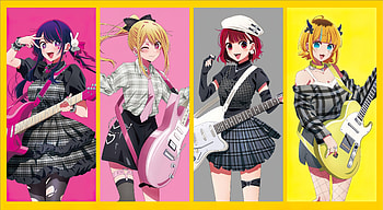 Oshi no Ko Ultra : Ai, Ruby & Kana Rock the Stage, Anime, Oshi no Ko, Ai Hoshino, Ruby Hoshino, Kana Arima HD wallpaper