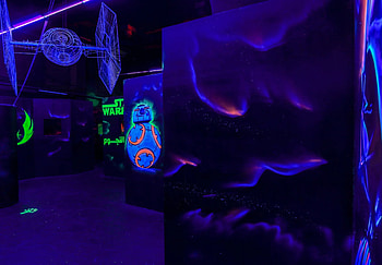 Star Wars arena, Laser Tag HD wallpaper