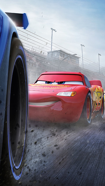 Lightning McQueen Cruz Ramirez Jackson Storm, Lightning McQueen, movie HD phone wallpaper