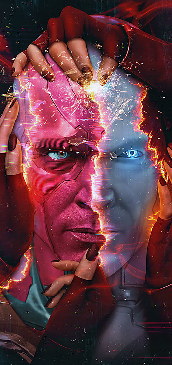Artwork, WandaVision HD phone wallpaper