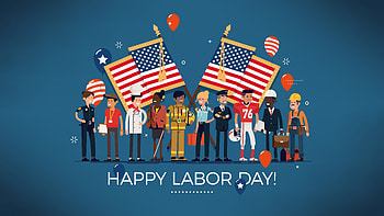 Labor Day USA — Stars & Stripes, Holiday, American Flag HD wallpaper