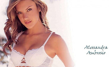 Brazilian Beauty, model, blonde, head and shoulders , white lingerie, brazil HD wallpaper
