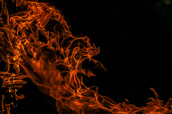Fire, Flame, Miscellanea, Miscellaneous, Dark Background HD wallpaper