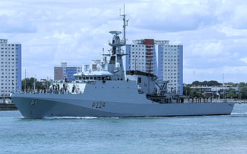 HMS Trent, P224, British patrol vessel, Batch 2 River-class, Royal Navy, British warships, NATO HD wallpaper