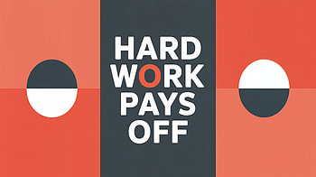 Hard Work Pays Off — Ultra‑ Motivational, motivational poster, inspirational quote, typography, graphic design HD wallpaper