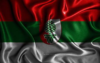 Augsburg flag, , silk wavy flags, german cities, Flag of Augsburg, fabric flags, Day of Augsburg, 3D art, Augsburg, Europe, cities of Germany, Augsburg 3D flag, Germany HD wallpaper