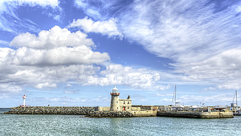 Howth Lighthouse, Dublin HD wallpaper