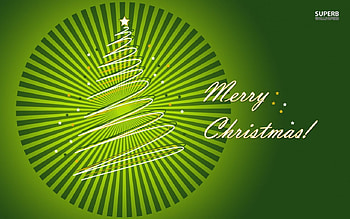 Green Christmas Tree, Green, Merry, Christmas, Tree HD wallpaper