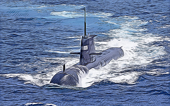 USS Charlotte, , vector art, SSN-766, submarines, United States Navy, US army, abstract ships, battleship, US Navy, Los Angeles-class, USS Charlotte SSN-766 HD wallpaper
