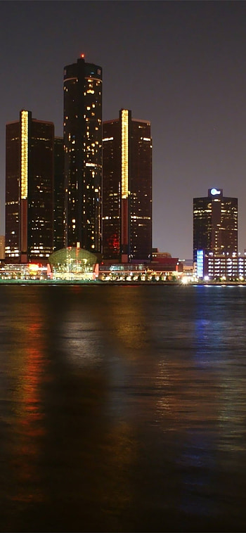 Detroit Skyline, Travels, City vibes, Best views HD phone wallpaper