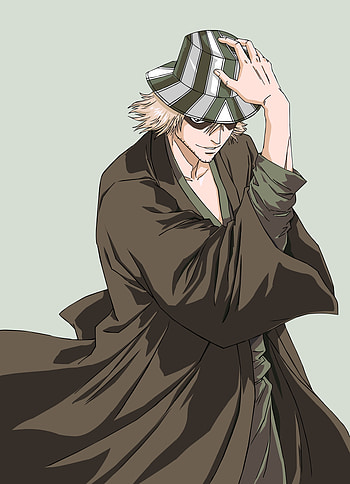 Urahara Kisuke, Cool anime character, Mysterious shop owner, Unique fashion sense HD phone wallpaper