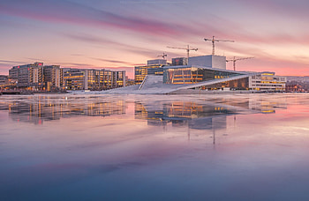 Oslo Opera House, Stunning , Norway's capital, Urban landscapes HD wallpaper