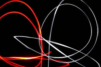 Abstract, Lines, Neon, Glow HD wallpaper
