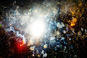 Abstract, Smoke, Salute, Shine, Sparks, Brilliance, Shroud, Fireworks, Firework, Clots HD wallpaper