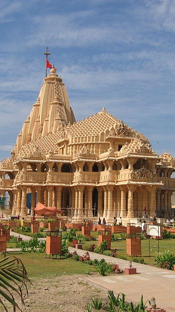 Somnath Mahadev, Temple HD phone wallpaper