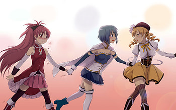 Madoka Magica, Stunning visuals, Magical world, Epic battles HD wallpaper