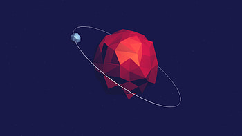 Low Poly Space Art, space, art, artist HD wallpaper