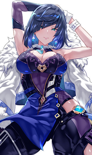 Yelan - Genshin Impact Anime Board, Genshin Impact Yelan HD phone wallpaper