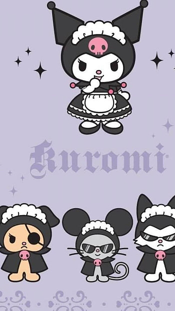 Kuromi, Black Jesters Hat HD phone wallpaper