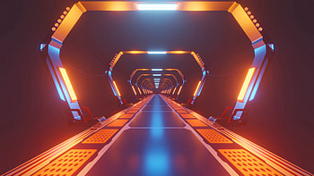 Shine, Light, Bright, Miscellanea, Miscellaneous, Neon, Corridor, Tunnel HD wallpaper