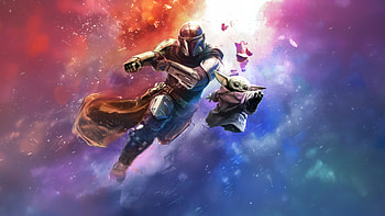 The Mandalorian & Grogu HD wallpaper