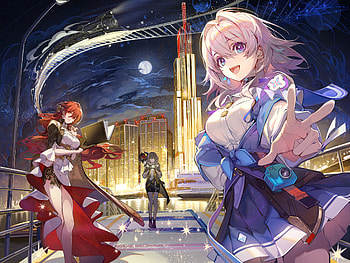 Murata Himeko & March 7th – Honkai: Star Rail Epic Scene, Murata Himeko, March 7th (Honkai: Star Rail), video game, Honkai: Star Rail HD wallpaper