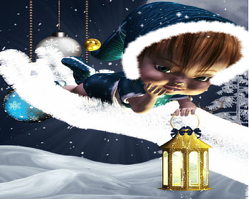 Snow Fairy, fairy, snow HD wallpaper
