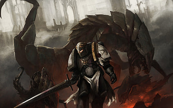 - Warhammer 40k space marine artwork tyranids black templar www.wallmay.net.jpg | Warhammer 40k | FANDOM ... HD wallpaper