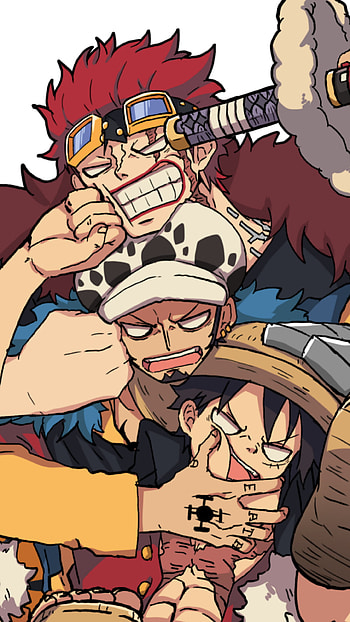 Epic Pirate Trio: Law, Luffy & Kid Unite – Ultimate , Trafalgar Law, Monkey D. Luffy HD phone wallpaper