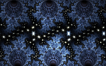 Sternenhimmel, star, blue, abstract, , sky, fractal HD wallpaper